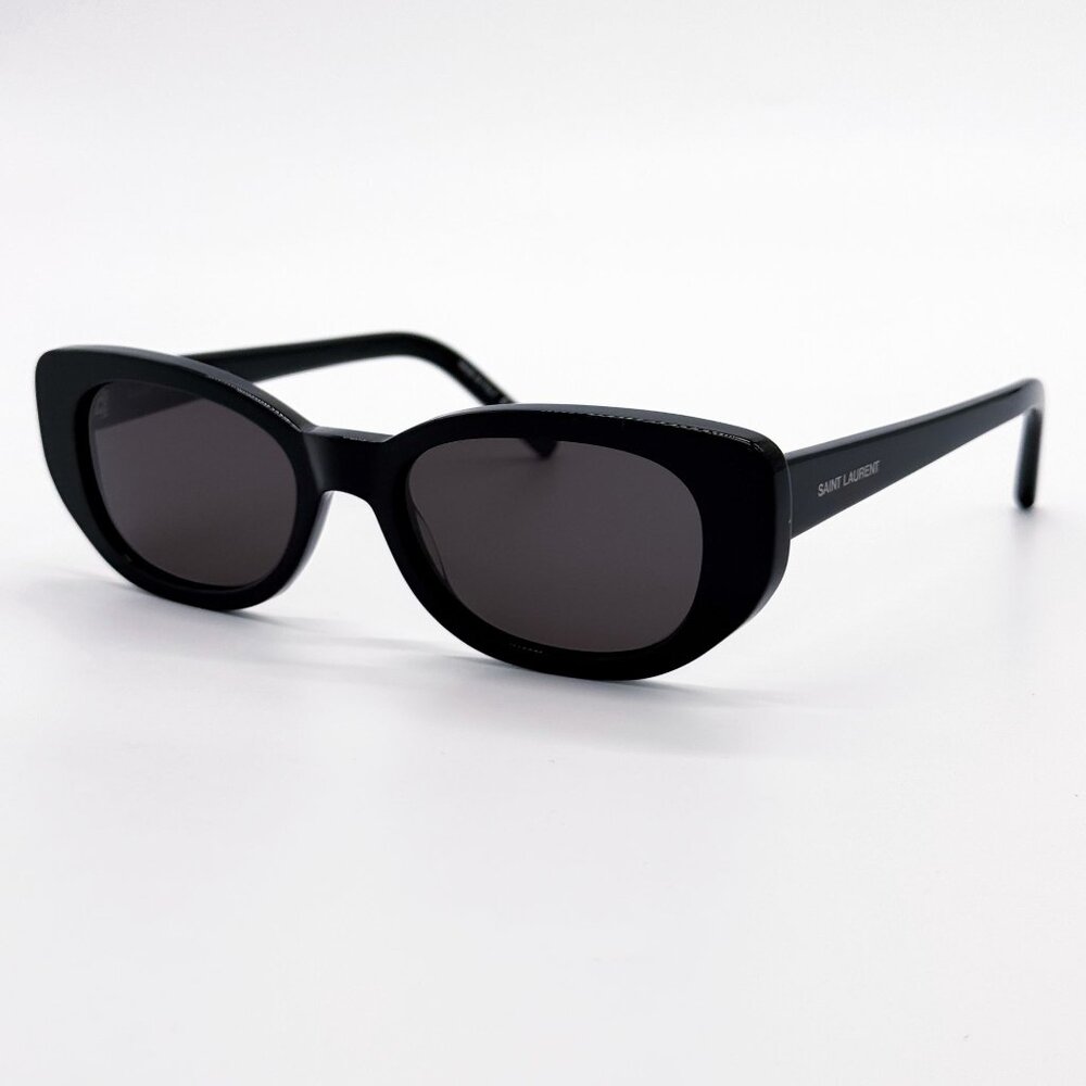 NEW SAINT LAURENT SL316 BETTY 001 SUNGLASSES WOMEN BLACK EYEWEAR - Picture 2 of 9